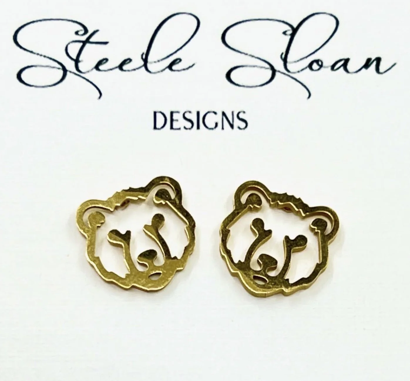 BEAR Game Day earrings by Steele Sloan