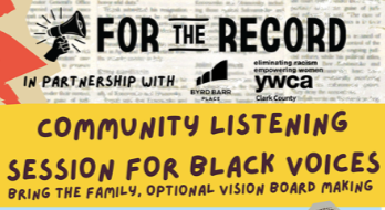 Partner Event "For the Record: Community Listening Sessions"