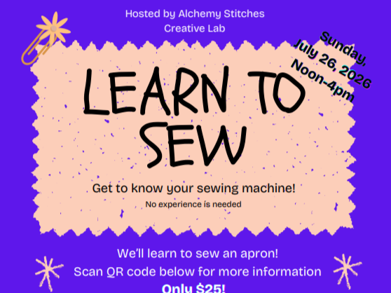 Partner Event: Learn to Sew with Alchemy Stitches