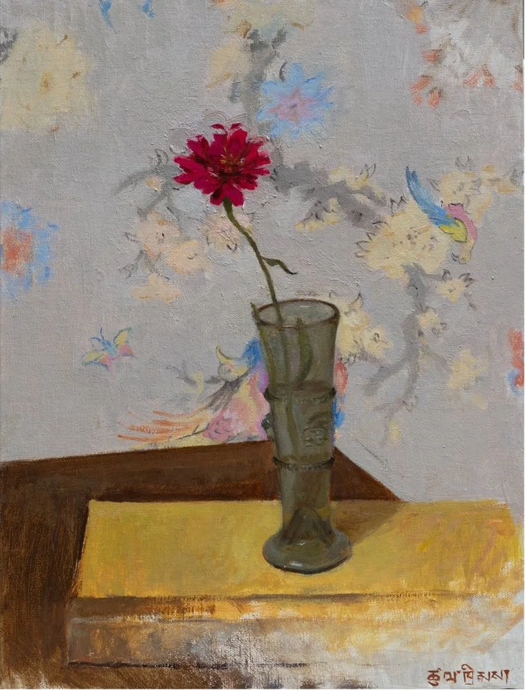 Zinnia
12 x 9 inches, oil on linen 