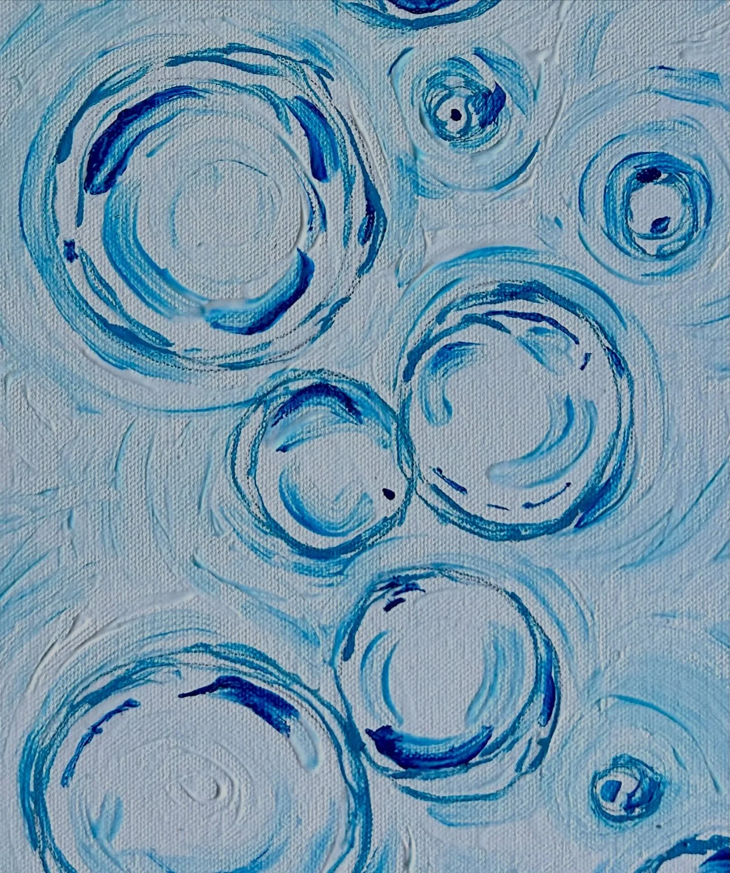 Bubbles? Water drops?  Not sure yet, but having fun with the layers.