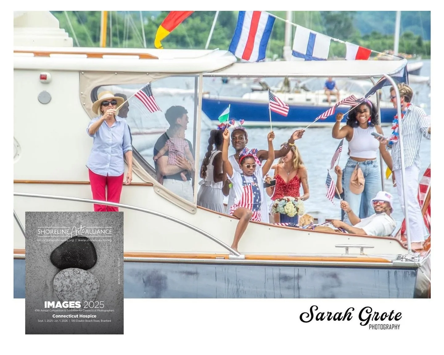 Happy to share that my photo &ldquo;Celebrating the 4th of July&rdquo; is one of the 29 photos selected by the Connecticut Hospice in Branford, CT to represent IMAGES 2025!  The photos will be on display through January 1st, 2026. Proud to be part of