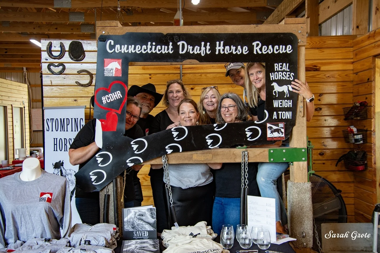 Big hearts, big laughs, and a ton of talent! Huge thanks to our amazing CDHR volunteers, Salem Art Space, and Stomping Horse Wine for making our Sip &amp; Paint such a masterpiece. You all make rescuing draft horses a work of art!  Cheers! 

🌟🐴🦄🍷