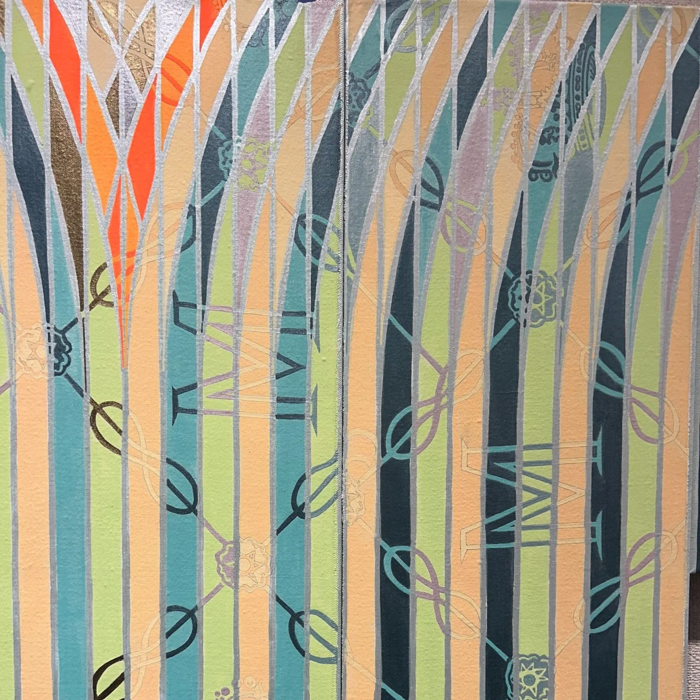 I loved seeing the &ldquo;Color Zing!&rdquo; show featuring paintings by the phenomenal Cynthia Cooper! 🌟 Be sure to check out the show at The Gallery at Willoughby Wallace Memorial Library, now through March 9th!!