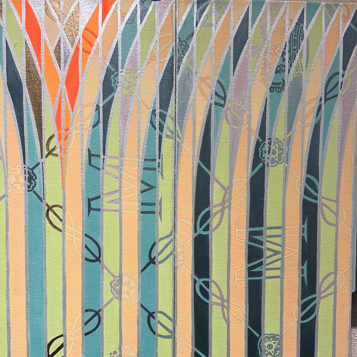 I loved seeing the &ldquo;Color Zing!&rdquo; show featuring paintings by the phenomenal Cynthia Cooper! 🌟 Be sure to check out the show at The Gallery at Willoughby Wallace Memorial Library, now through March 9th!!