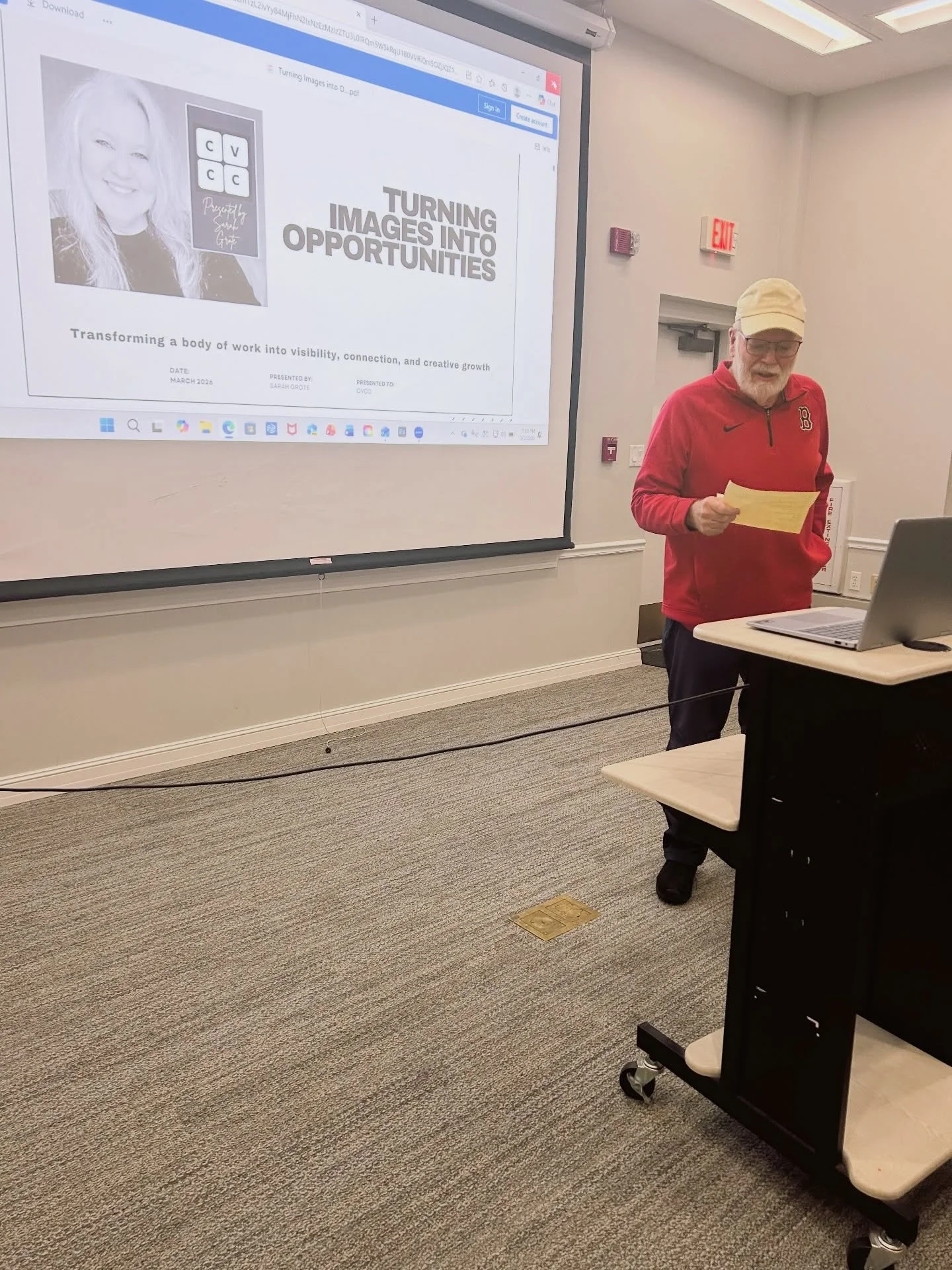 Thank you Harcourt and CVCC for the warm welcome and invitation to present!  It was wonderful to have a chance to share my thoughts on opportunity readiness, pathways, strategic thinking, and even a 30 day action plan, with such fantastic photographe