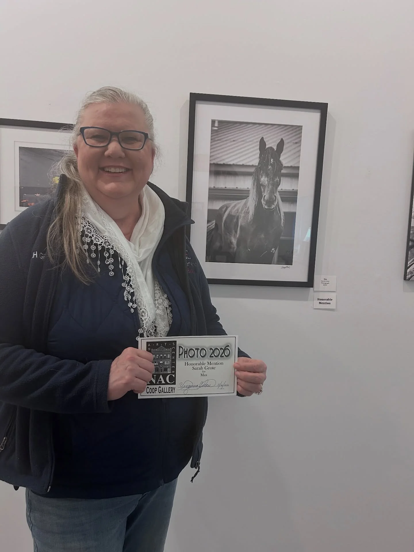 Happy to share my photo of Max won an Honorable Mention for NAC&rsquo;s Photo 2026 Show! Special thanks to juror Markham Starr for the award 🌟

Opening reception tonight, and the show runs through March 28th!

#ctphotographer #equinephotography #bla