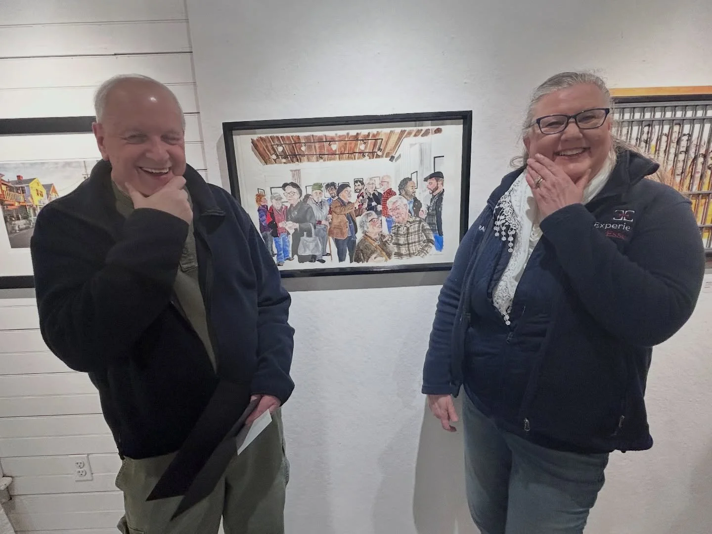 It was such a fun surprise to be in Stan Klaneski&rsquo;s painting that won first place in ALNB&rsquo;s &ldquo;Dreaming of Spring&rdquo; exhibition! It was quite the conversation piece at the opening reception, and we even got the chance to emulate m