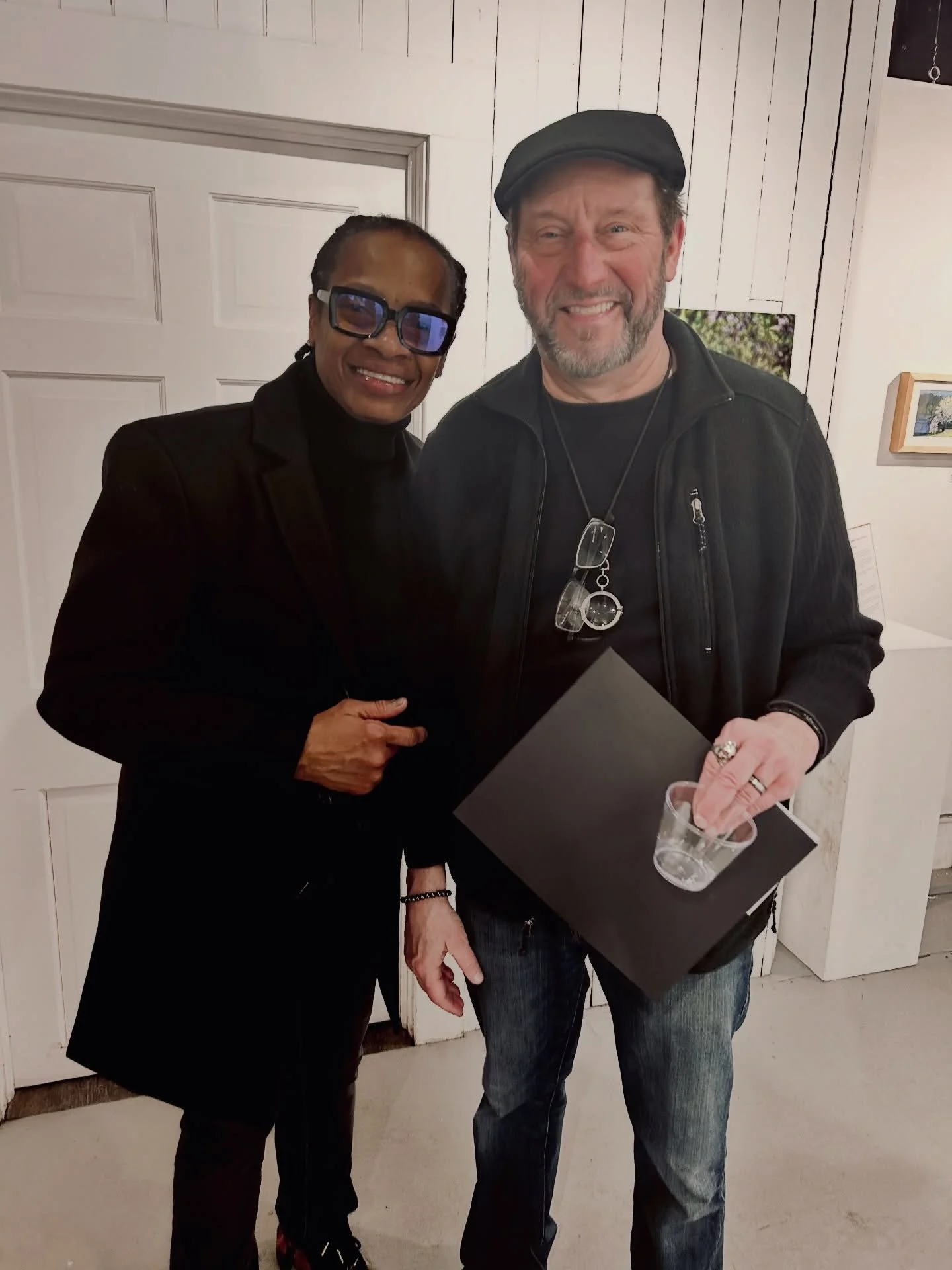 Adrian and Clinton at ALNB&rsquo;s &ldquo;Dreaming of Spring&rdquo; opening reception last night 🌟