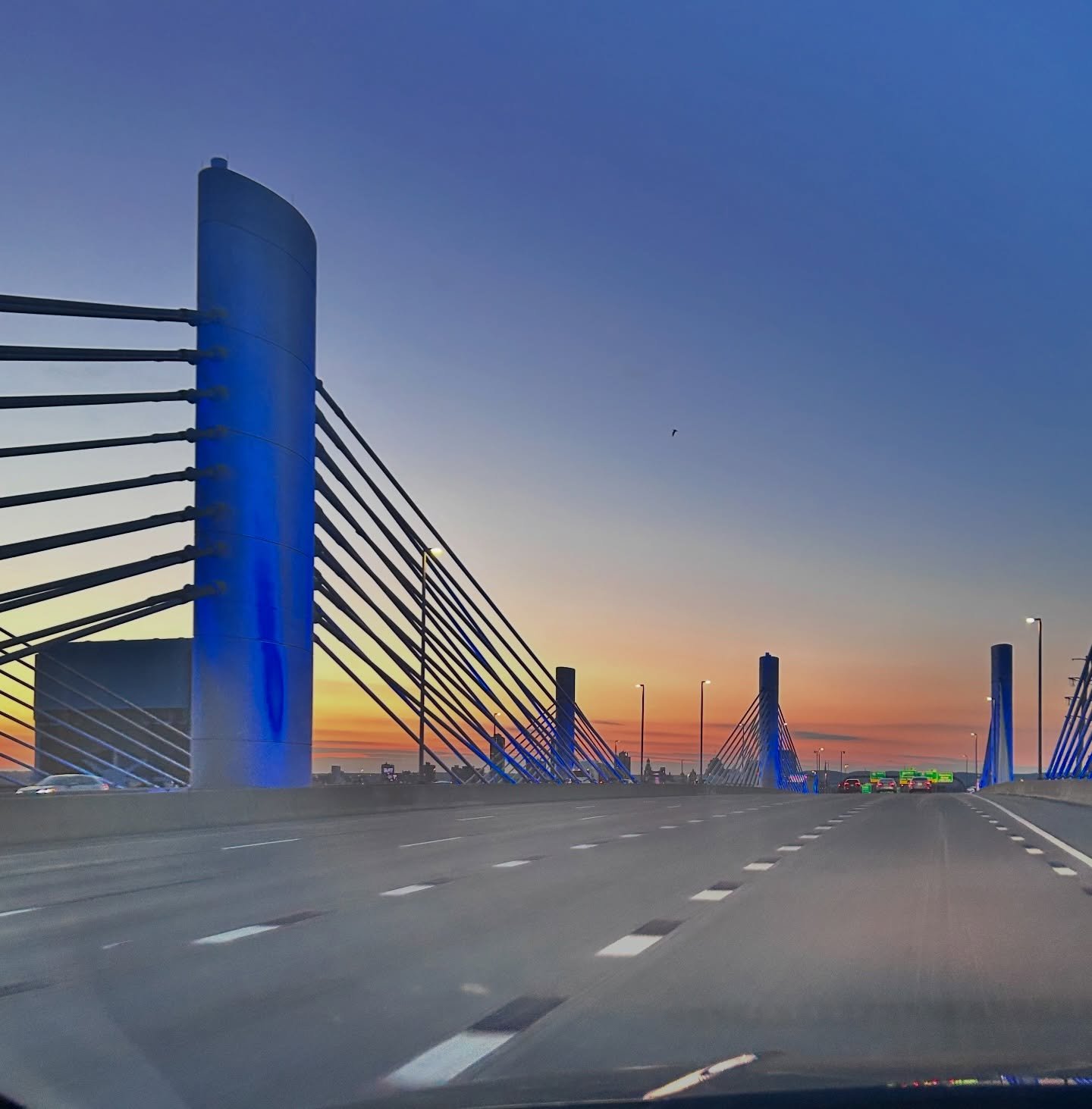 A rainbow view on my ride home 🌈