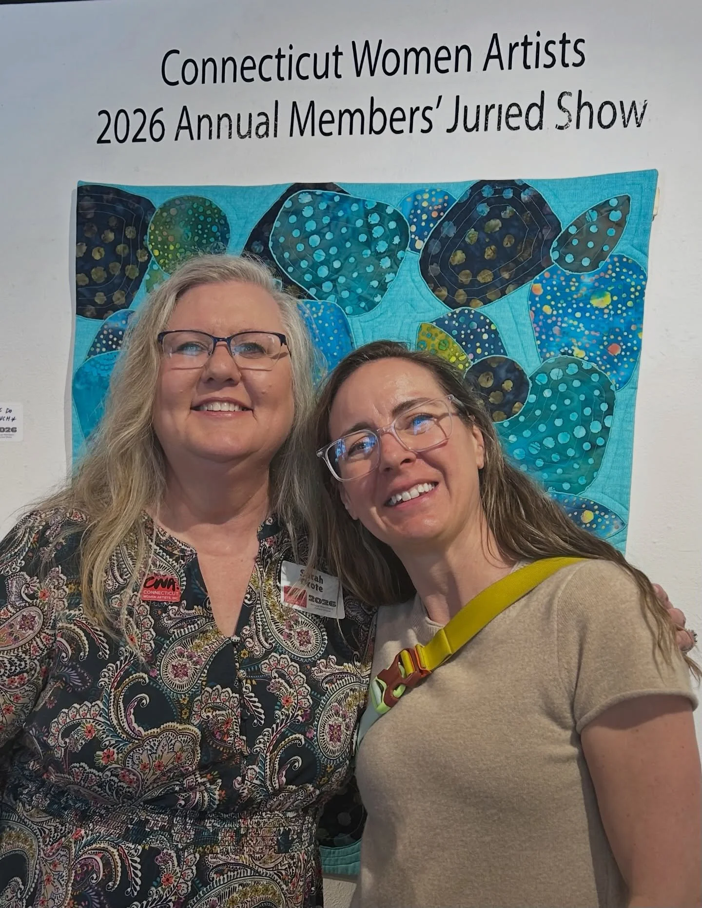 A few moments from today&rsquo;s opening reception for CWA&rsquo;s Annual Members&rsquo; Juried Show at ALNB! More to come 🤩