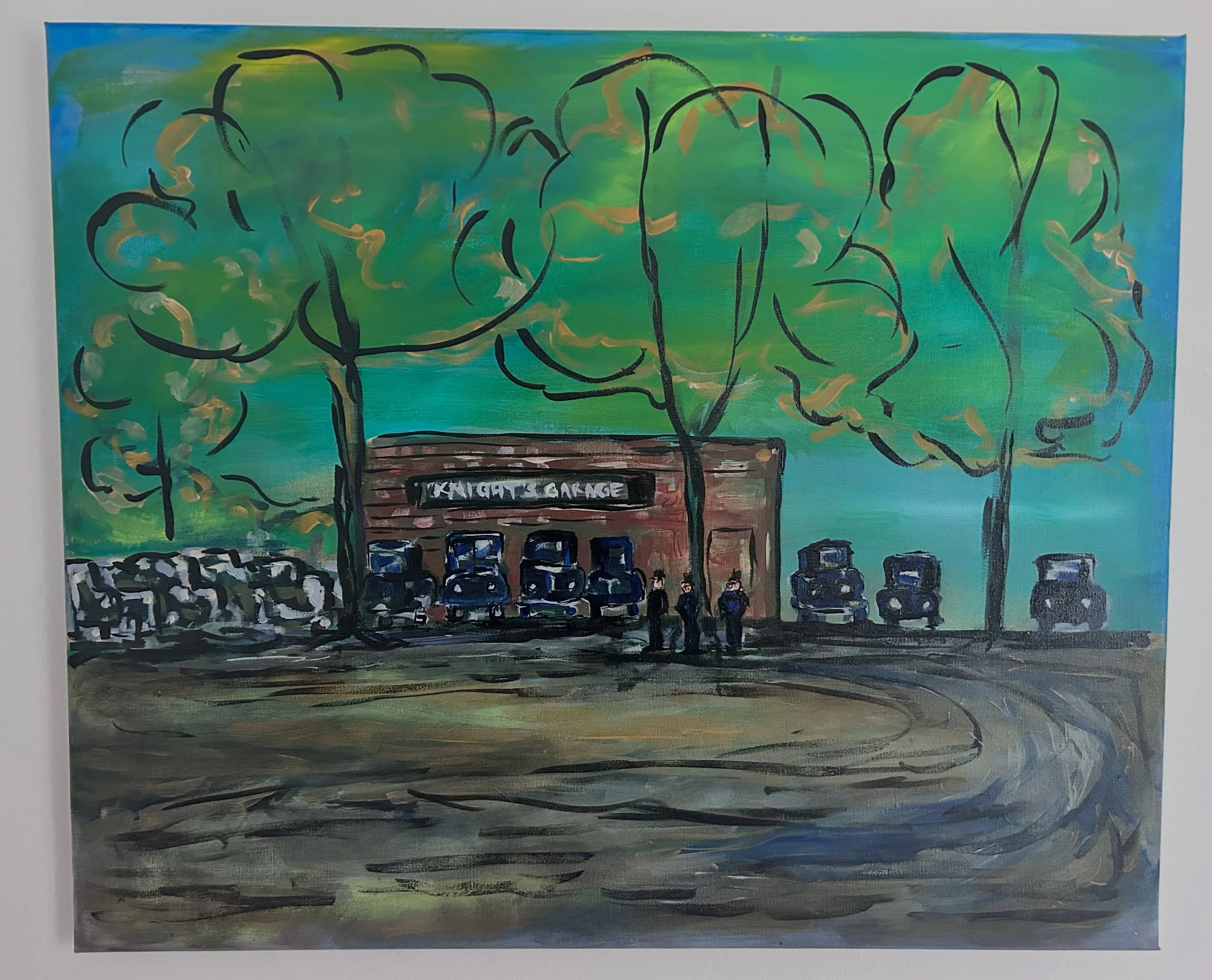Happy to share my painting, &ldquo;Knight&rsquo;s Garage&rdquo; will be part of the Enfield Culture and Arts Commission&rsquo;s Art Squash Enfield 2026, an imaginative and vibrant art exhibition celebrating local creativity and community spirit. This