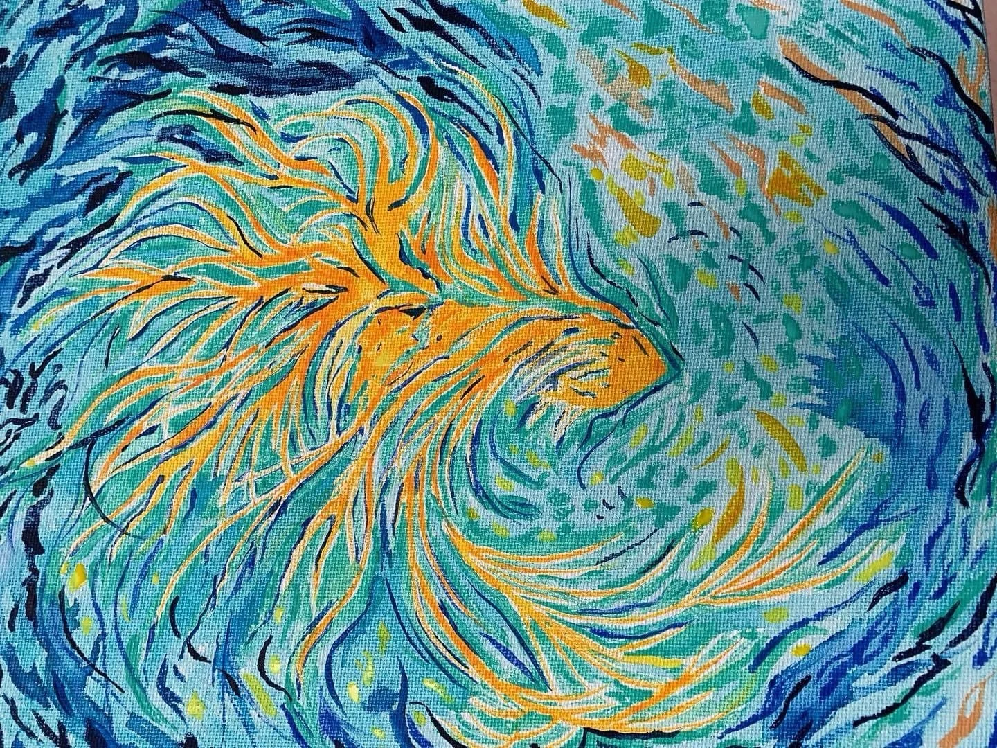 My watercolor painting &ldquo;Synapse&rdquo; is in the 30th Annual Leonardo Challenge at the Eli Whitney Museum and Workshop! 

The benefit is on Thursday, May 14th, from 5:30-9 pm at 915 Whitney Avenue in Hamden.

🎟️Tickets are available, and the a