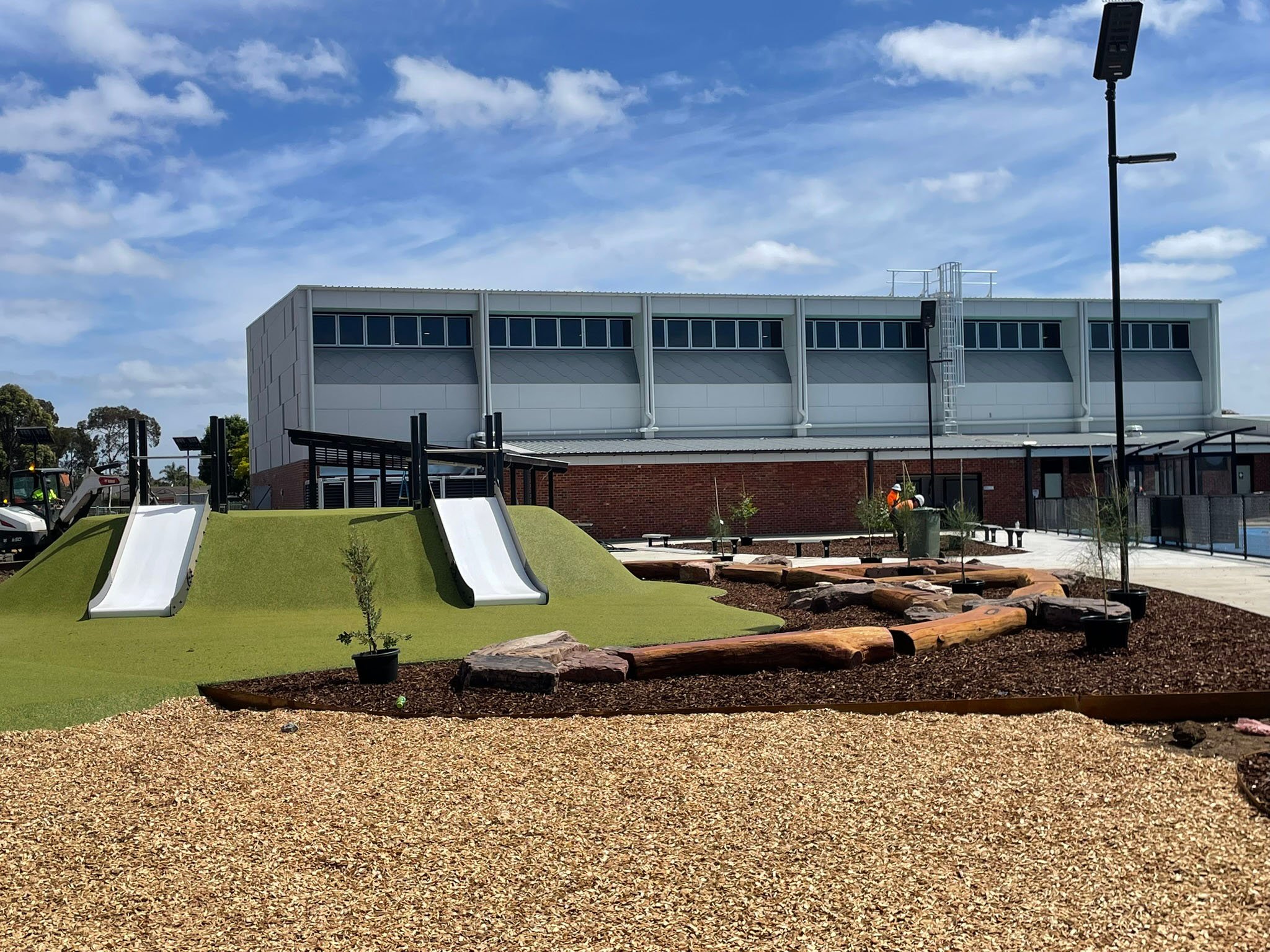 Jamieson Way Community Sports Hall and adjacent playground