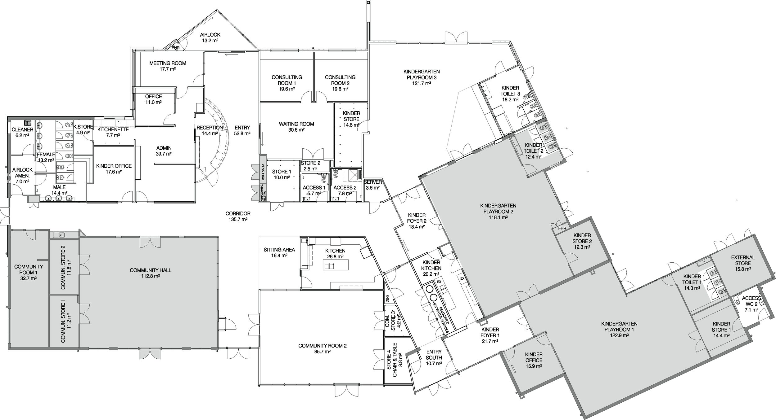 Jamieson Way Community Centre floor plan