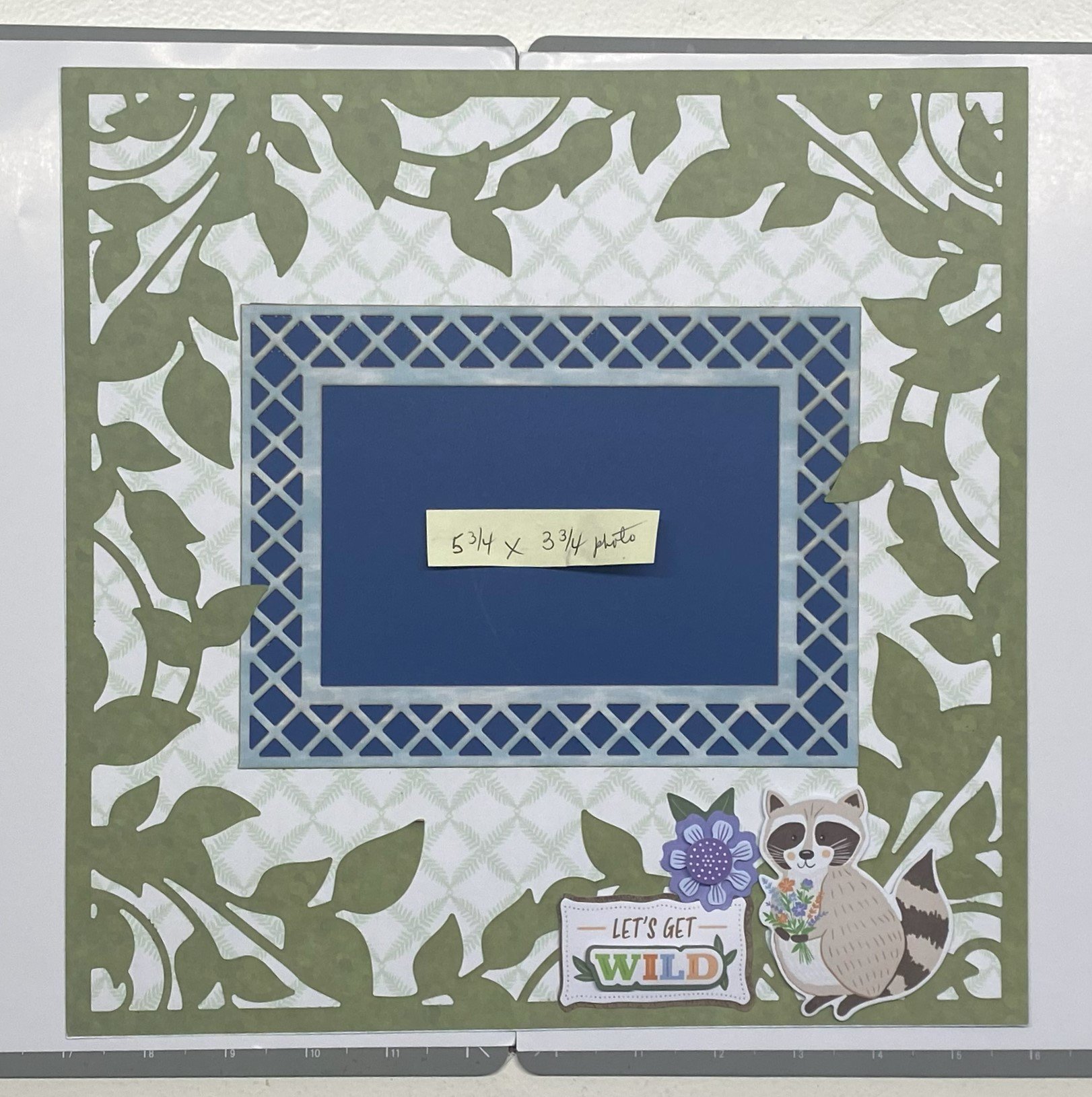 Let's Get Wild, Leafy Laser Frame, photo dimensions.jpeg