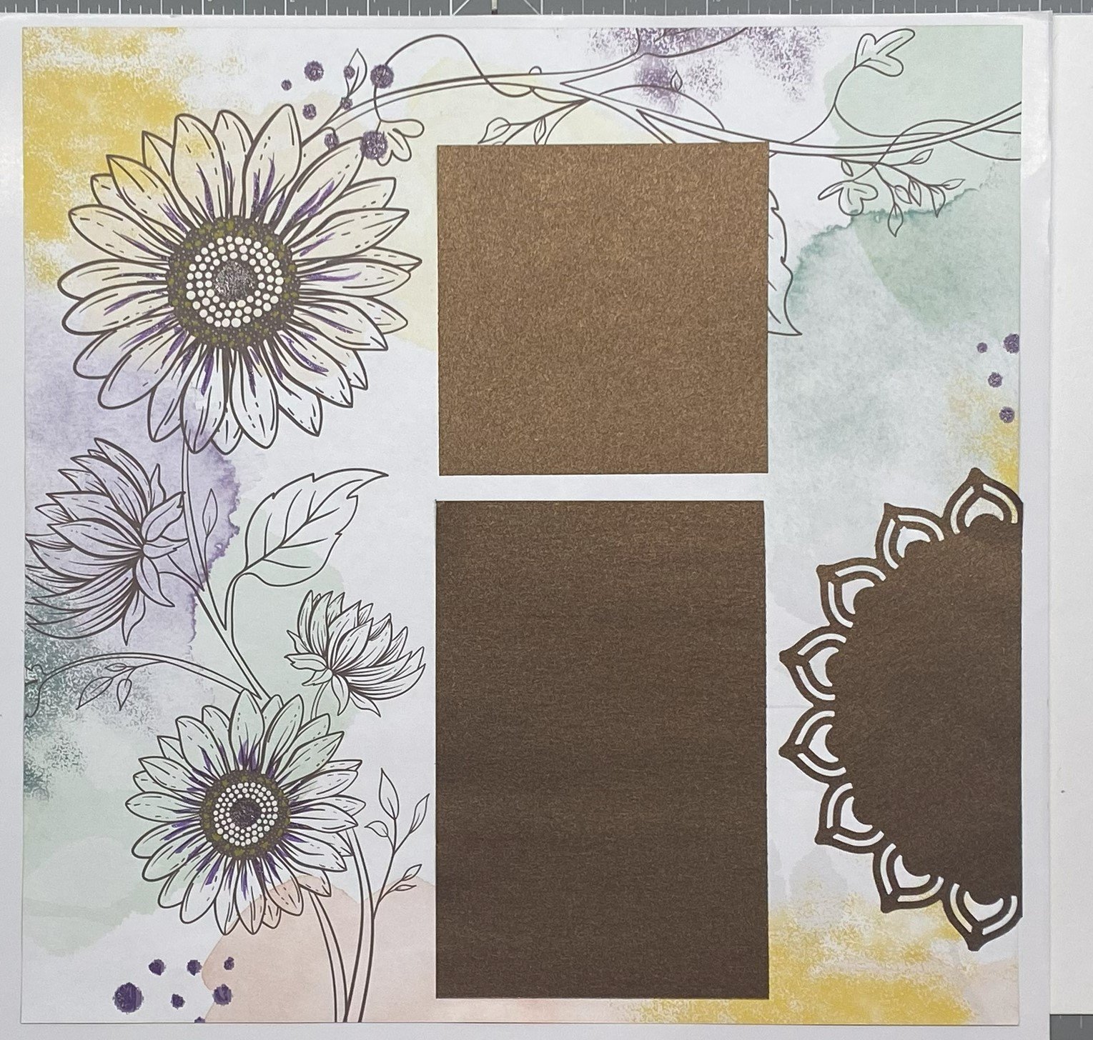 Sunflower and Mandala, left page.jpeg