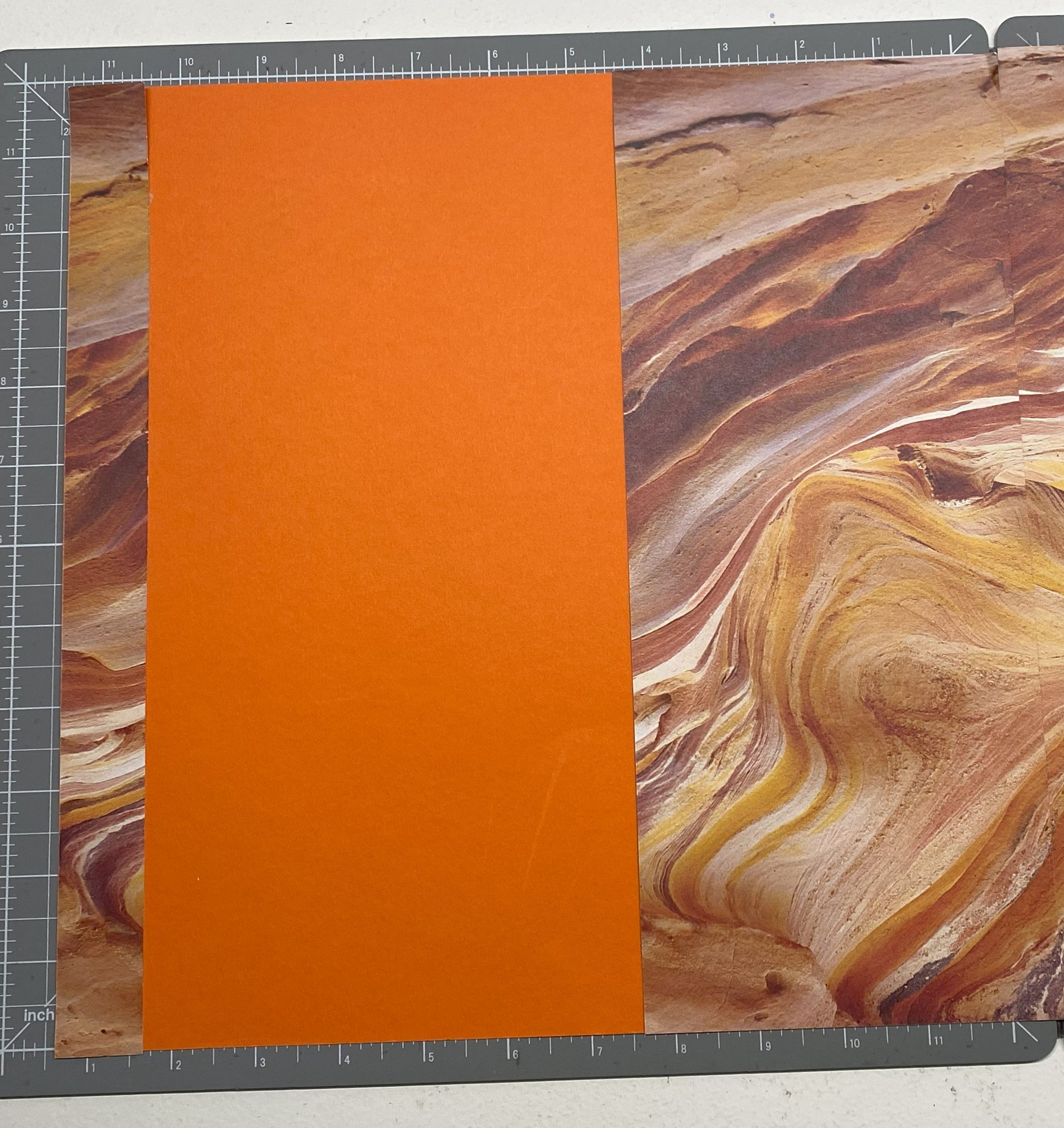 Sedimentary Stripes on Orange. left side.jpeg