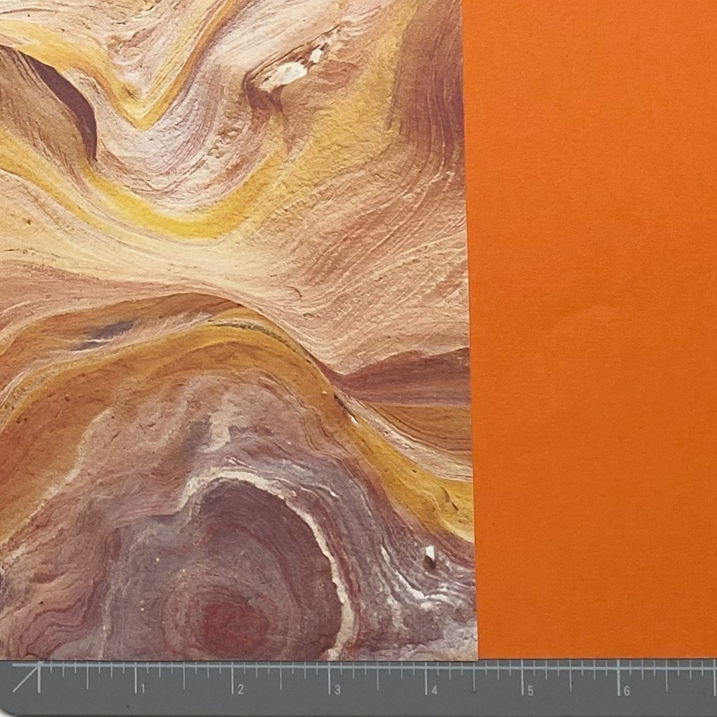 Sedimentary Stripes on Orange. detailk.jpeg
