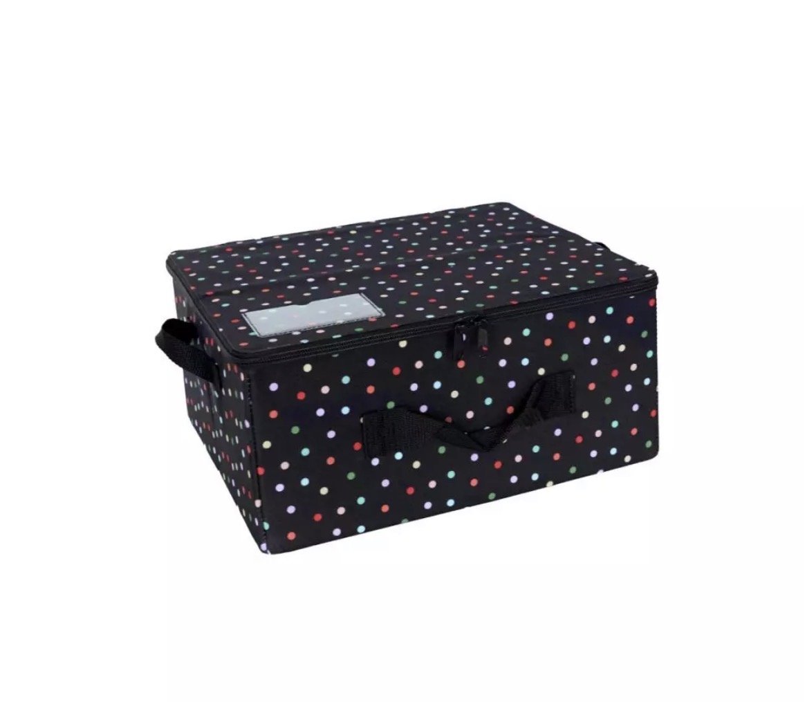 Rainbow Dots Border Punch Organizer