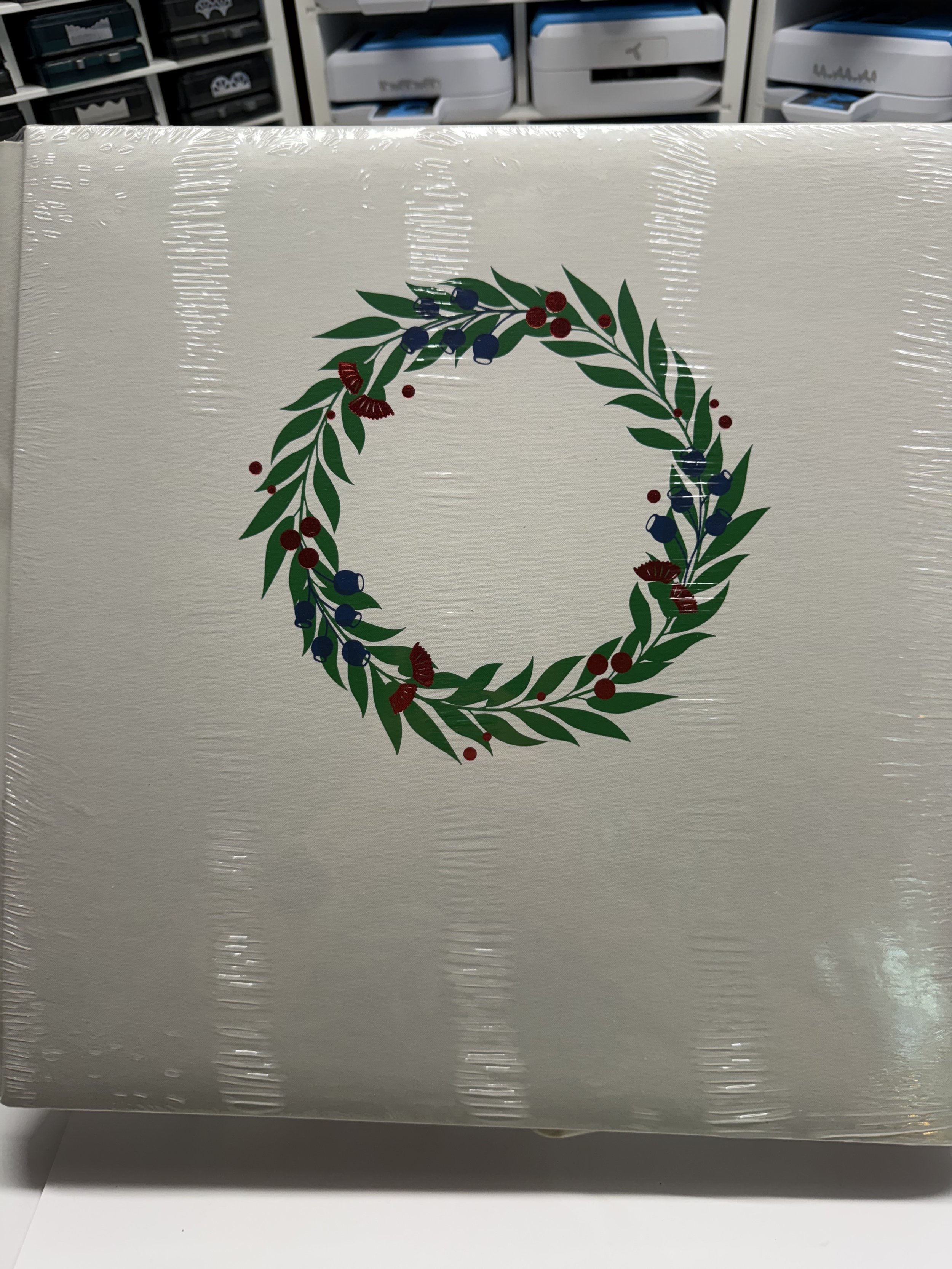 Christmas on the Coast, 12 x 12 Pebble Gray Foiled Album Cover Set, Creative Memories