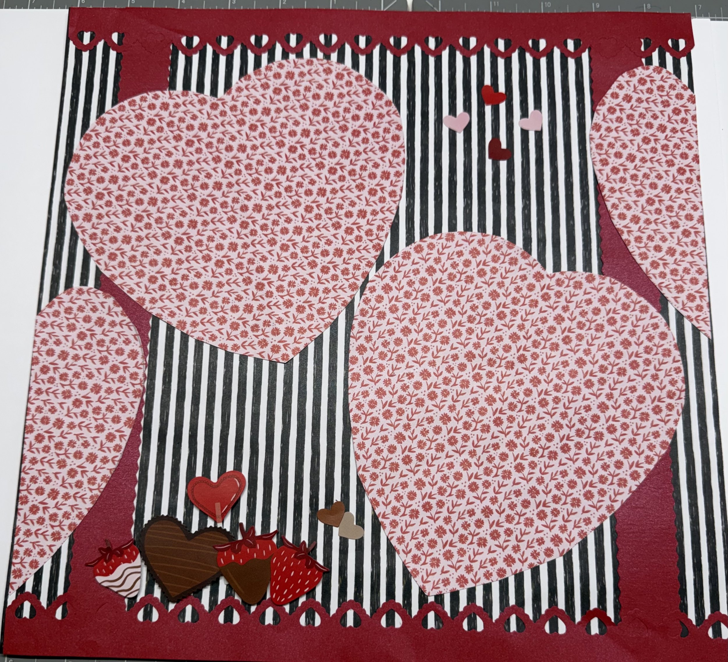 Ready, Set, Scrap Kit: Love, Stripes, & Chocolate Theme ($24 Value)