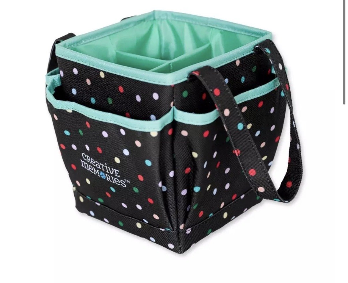 Rainbow Dots Crop Caddy