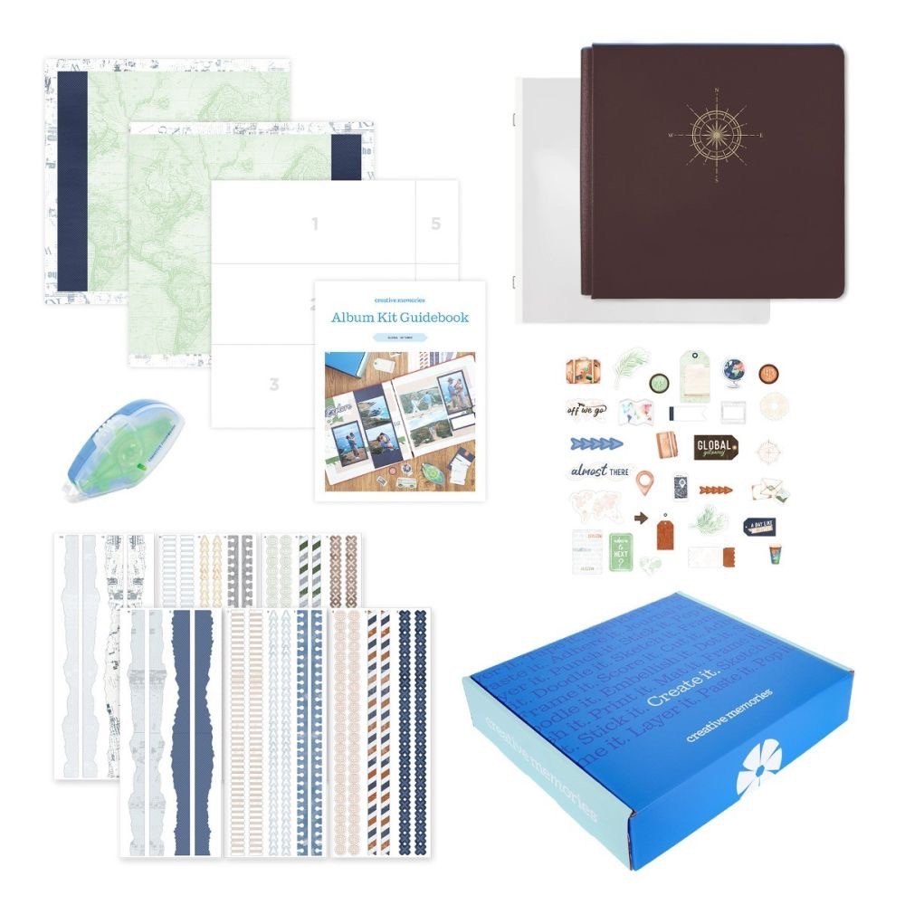 "Global Getaway" 12 x 12 Chocolate Album Kit, Creative Memories