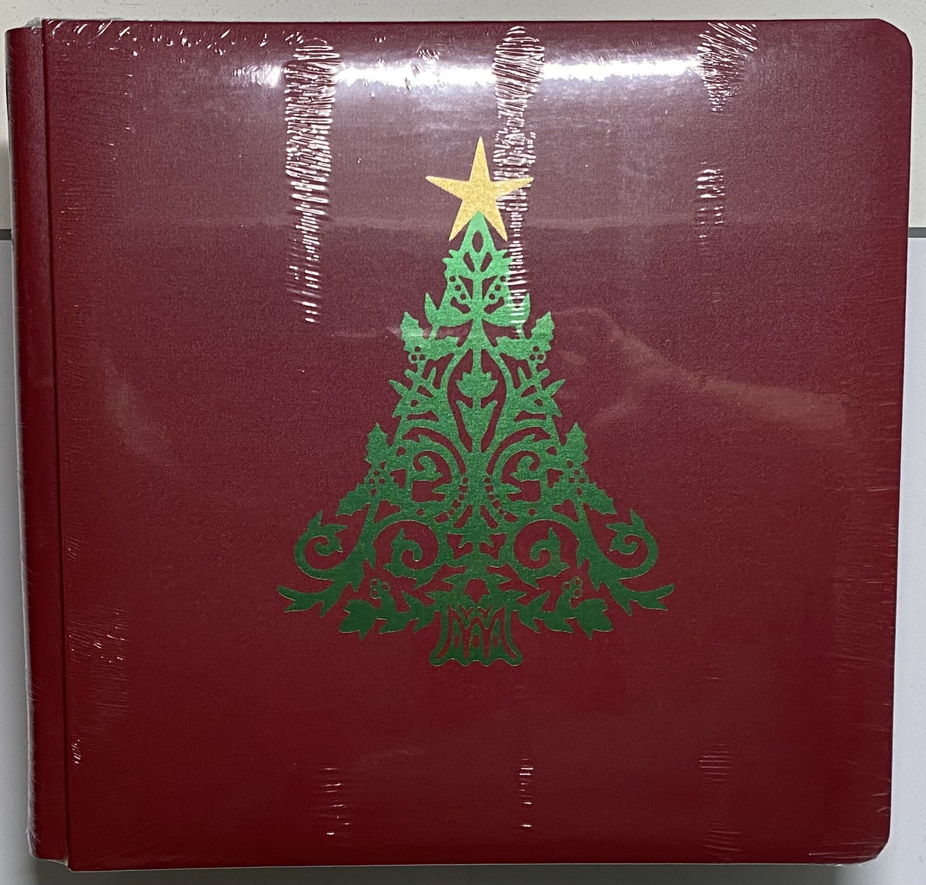 Christmas Charm, 12 x 12 Ruby Foiled Album Cover Set, Creative Memories