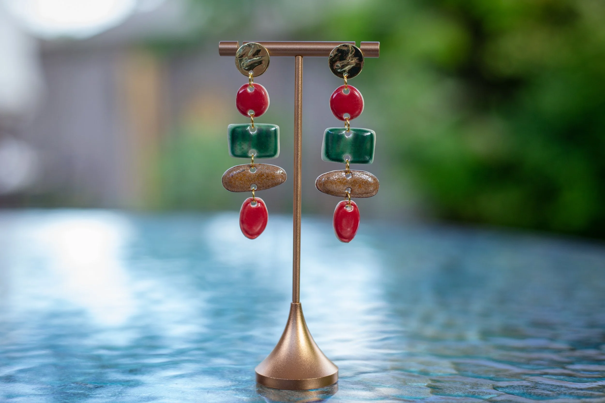 Belle's Pull Chain Earrings (Studs)