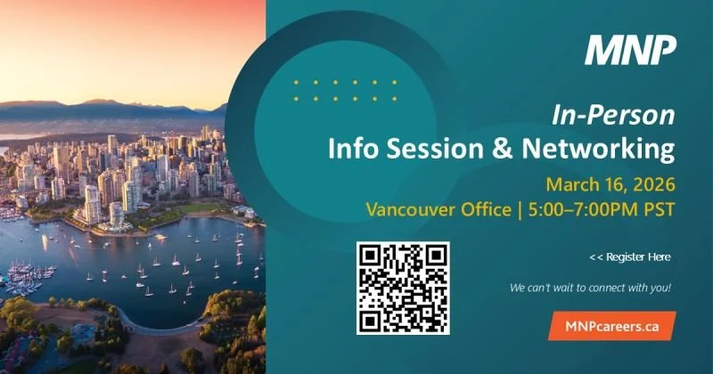 MNP In-Person Info Session &amp; Networking