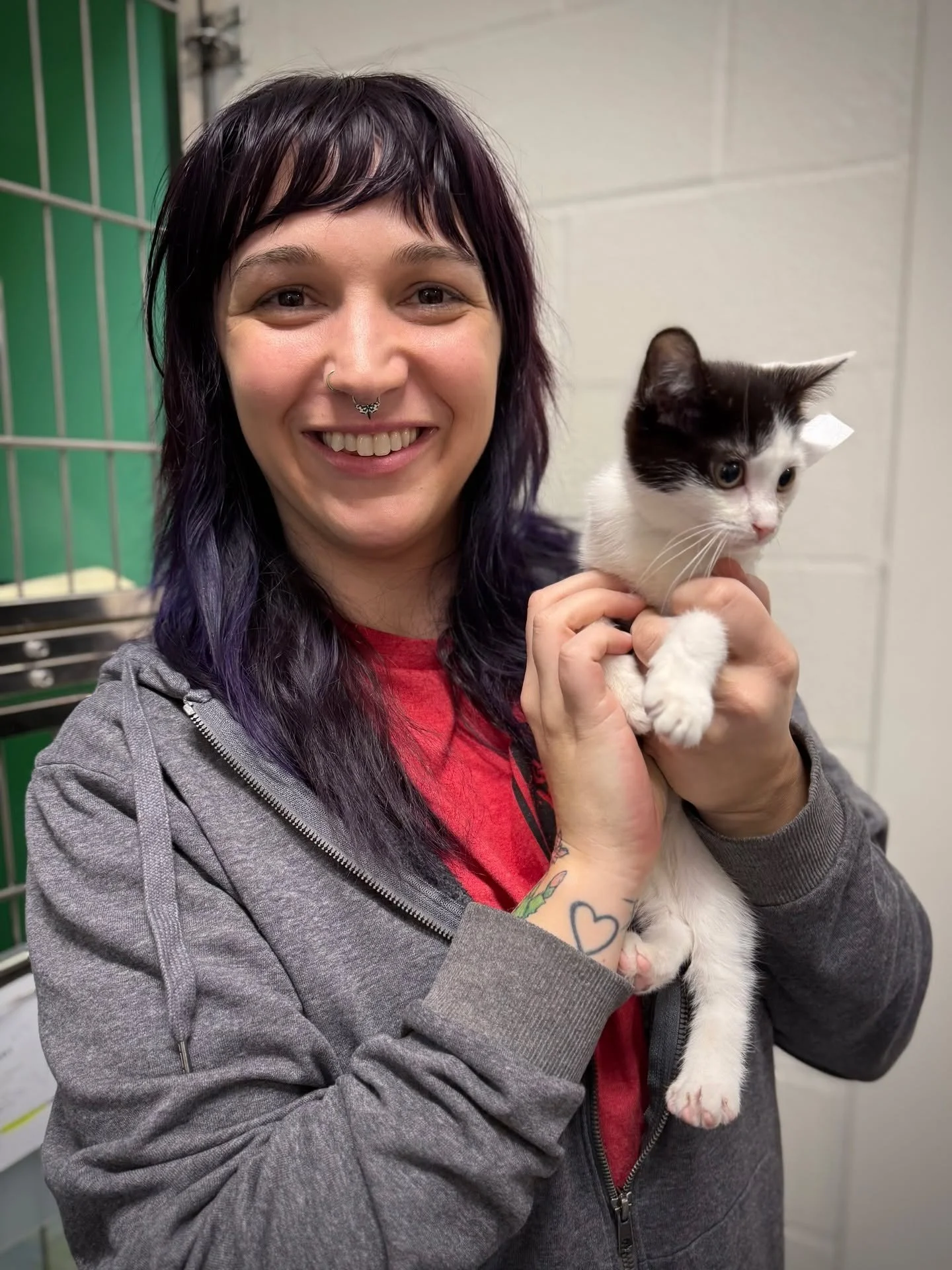 SPOTTED AT THE GREAT LIFE: Little "Whopper," in for a fix courtesy of the nice people at Ryerson Valley Rescue! 😃