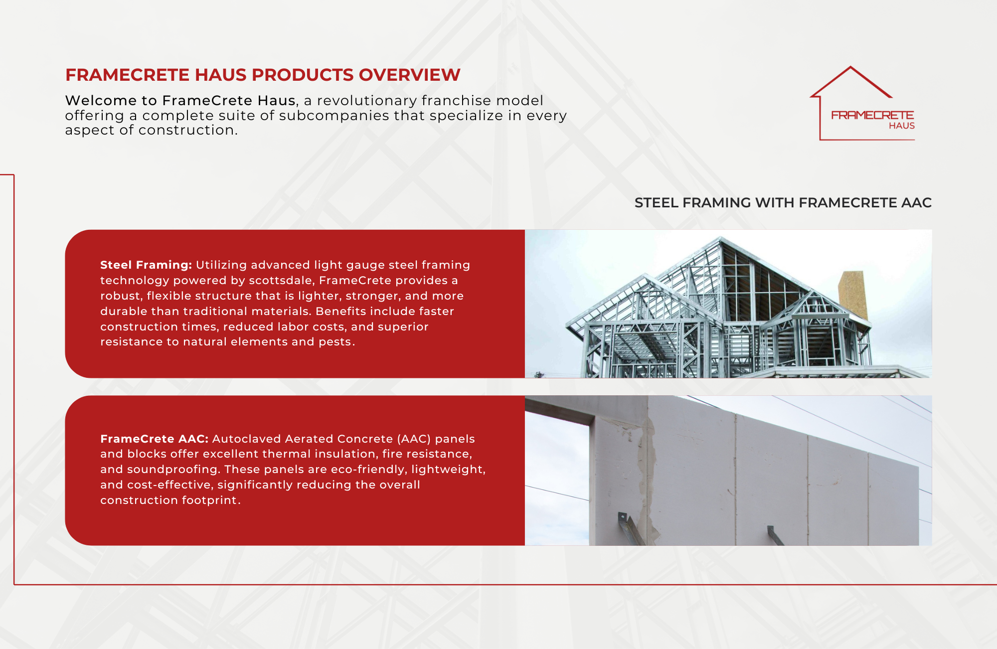 BUILD BETTER WITH FRAMECRETE — Framecrete | Advanced AAC Concrete ...