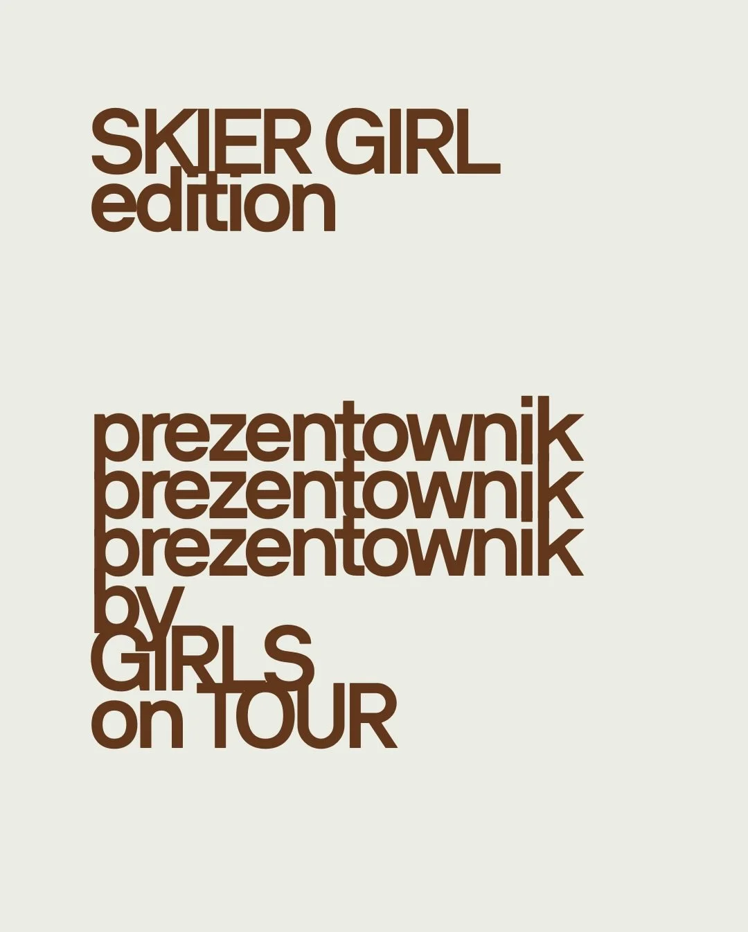 Dla wszystkich wspaniałych narciarek - przedstawiamy nasz coroczny subiektywny prezentownik 🎁

Enjoy!

girls on tour &bull; wyjazdy narciarskie dla kobiet &bull; narciarstwo &bull; narty &bull; alpy &bull; girls camps &bull; skiing camps &bull; alps