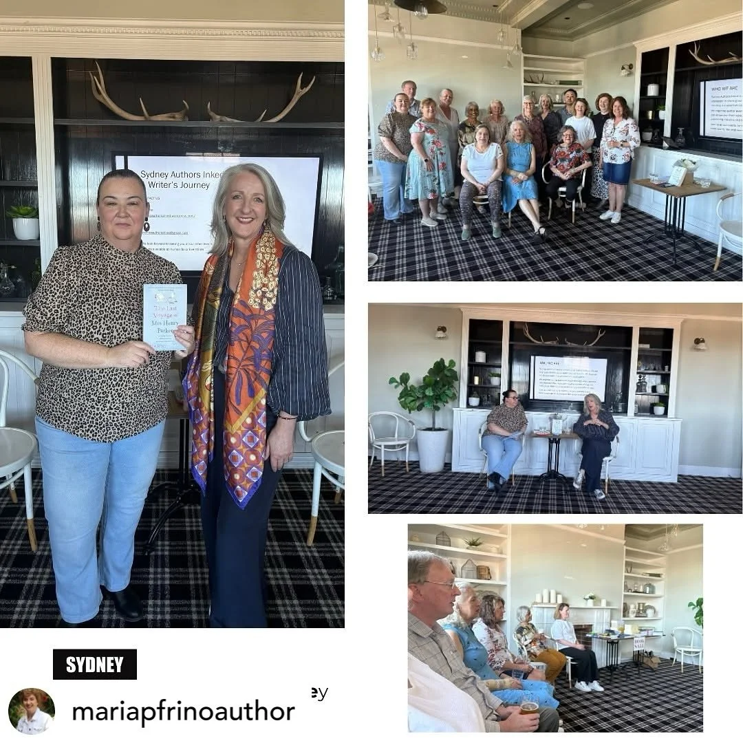 Thank you @taylesbyhayles and @mariapfrinoauthor and to everyone at @sydney_authors_inked who came along to Writers at the Pub yesterday. What a genuine delight to meet so many passionate people who share the live of storytelling.