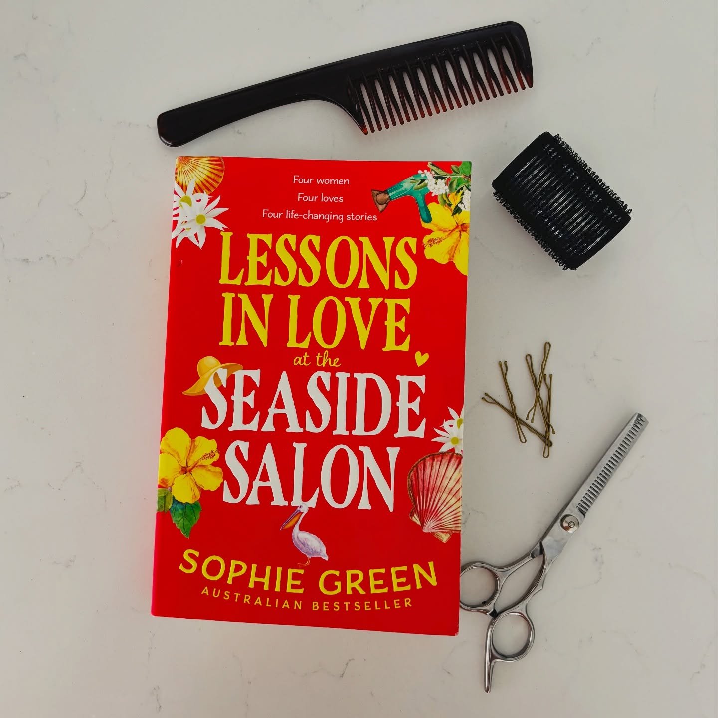I recently read the wonderful Lessons in Love at the Seaside Salon by @sophiegreenbooks and it took me on an emotional journey back into the 1980s. Set in a little salon by the sea it follows four women who experience live in all its beautiful and bi