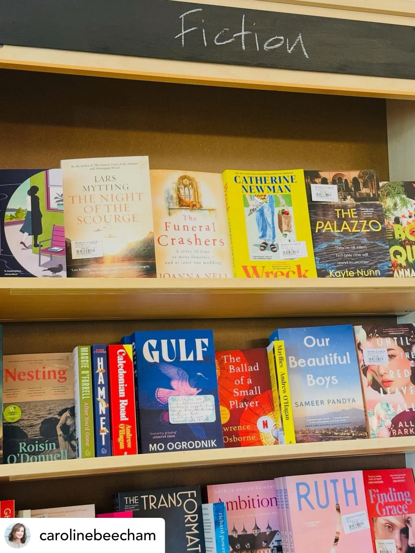 Thank you for snapping this shelfie @carolinebeecham. I so want to go to this gorgeous bookshop in New Zealand 🇳🇿 
A shelfie from Matakana, New Zealand Mrs Nell! Matakana Village and the bookshop are divine - come see for yourself 😍

#shelfie #boo