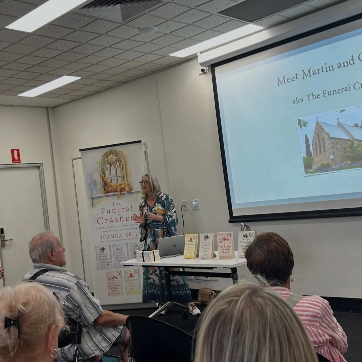 Thank you to @randwickcitylibrary for inviting me to Lionel Bowen Library in Maroubra yesterday. It was a pleasure to kick off their Seniors festival by sharing (quite) a few words about writing and my approach to positive ageing with such a warm and