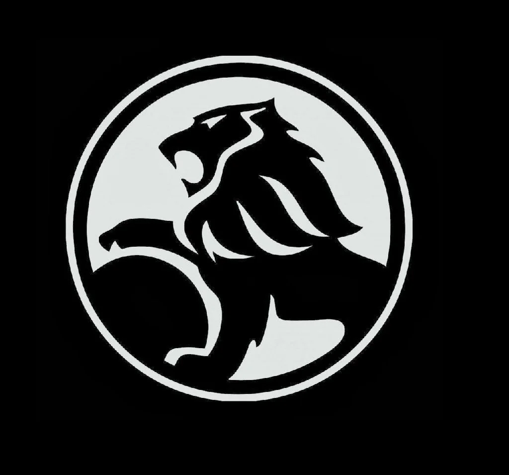 A circular logo featuring a stylized black lion with a mane, set against a light background, enclosed within two concentric circles.