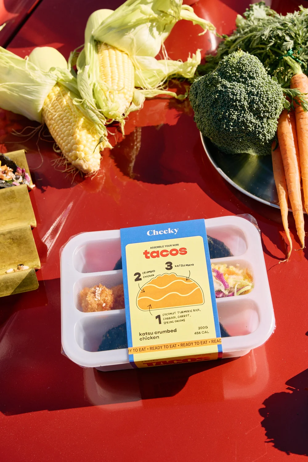 Cheeky nori taco pack with fresh vegetables