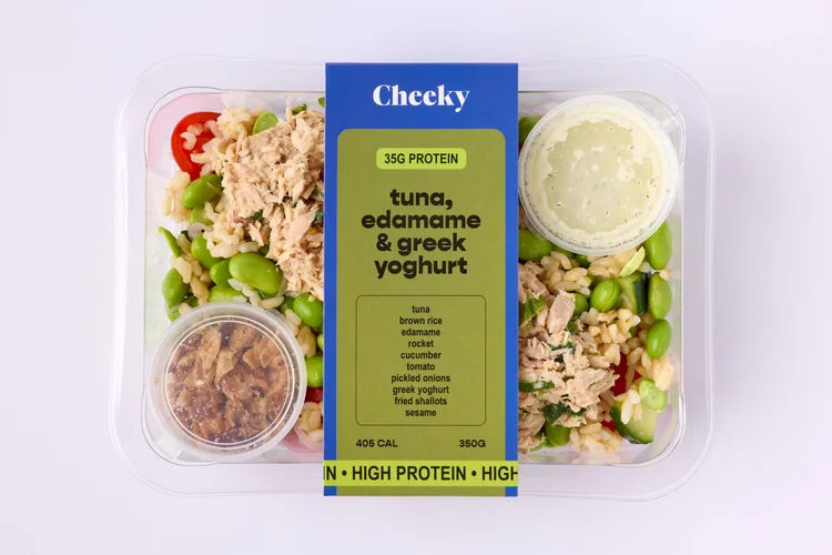 Tuna High Protein bowl packaging