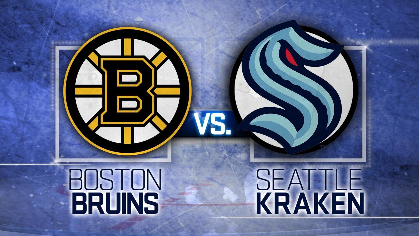 Watch the Seattle Kraken take on the Boston Bruins at 7 PM tonight! Grab a seat early!