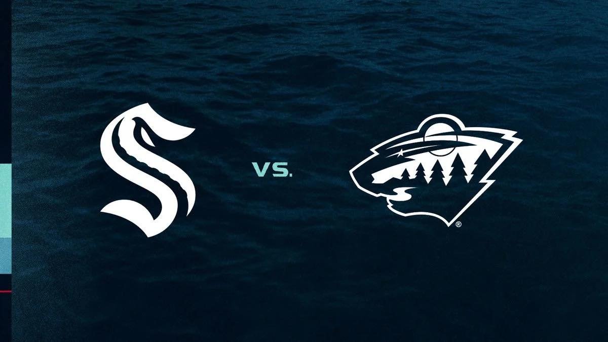 Grab your seat by the 4pm face off between the Seattle Kraken and the Minnesota Wild! Last regular game of the season!