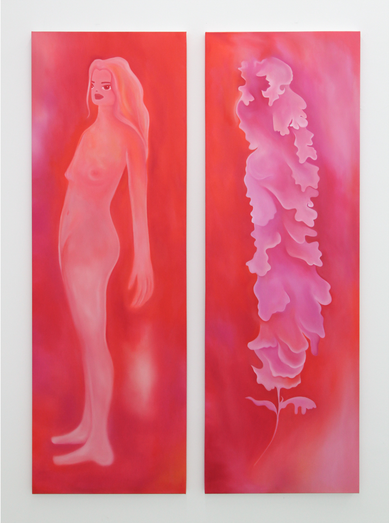 Gaia, 2026
Dyptique 2 x 60 x 180 cm
Oil on Canvas