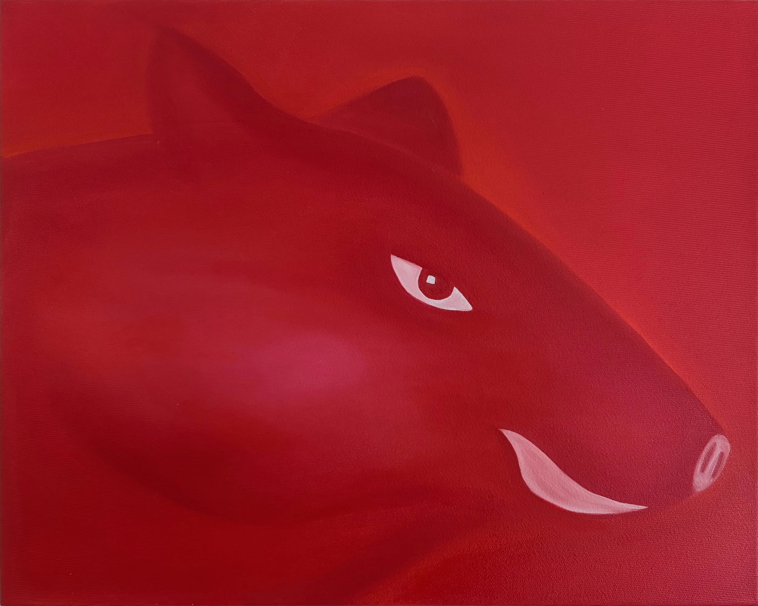 Wild boar, 2026
40 x 50 cm 
acrylics and oil on canvas