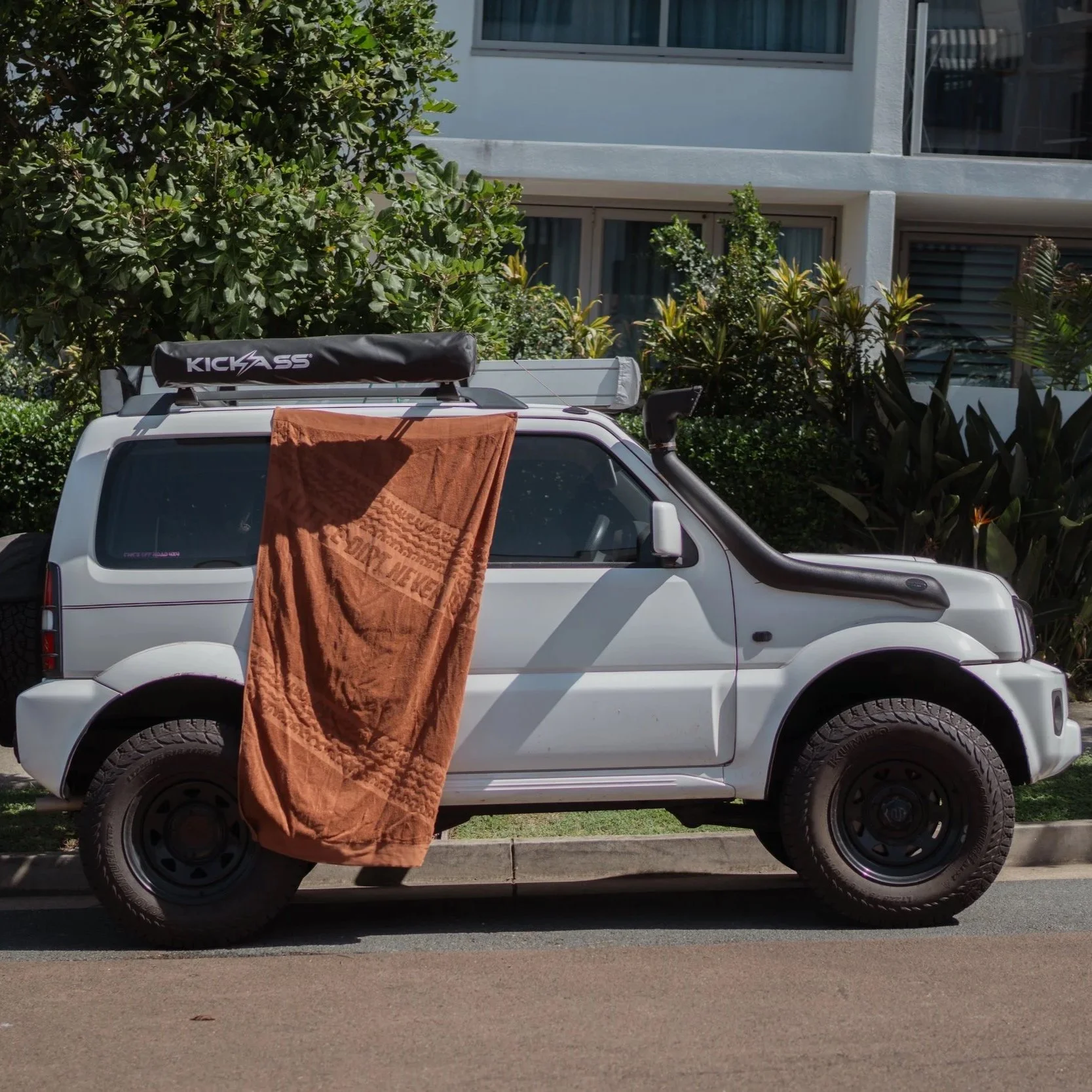 100% Cotton Magnetic Beach Towel - "A LITTLE DIRT NEVER HURT"