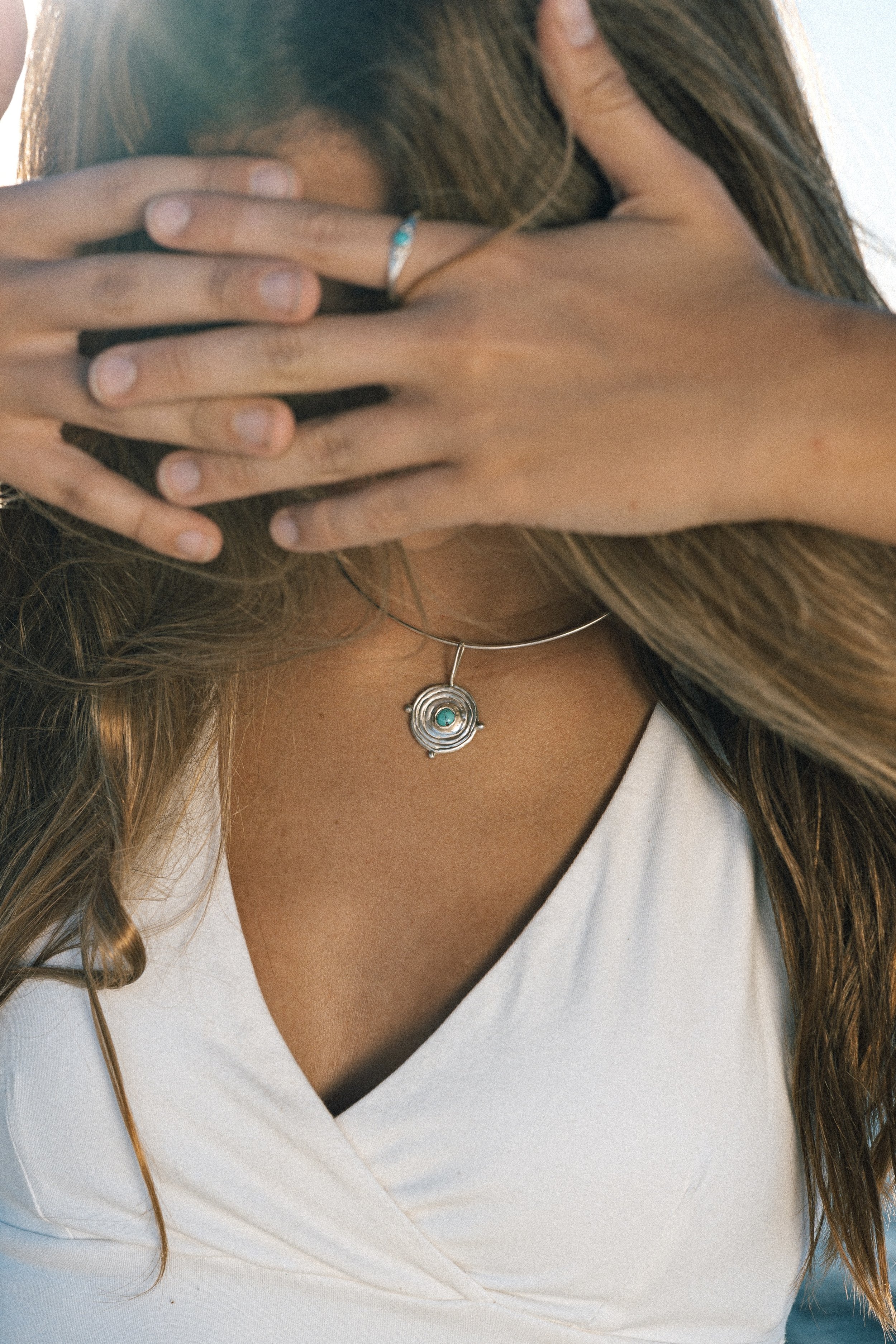 Rustic Turquoise Pendant