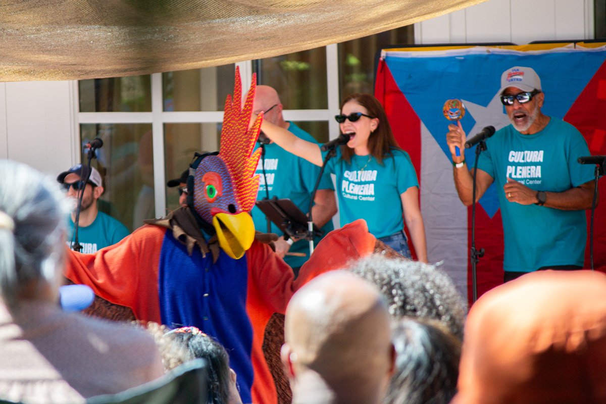Cultura Plenera performs at Puerto Rico in Maryland at Sandy Spring Museum.