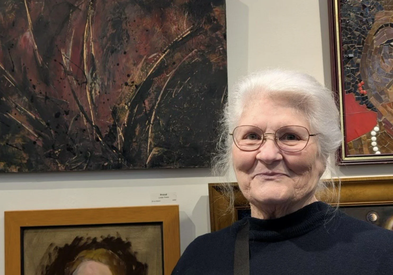Barbara Talbott, resident artist at Sandy Spring Museum