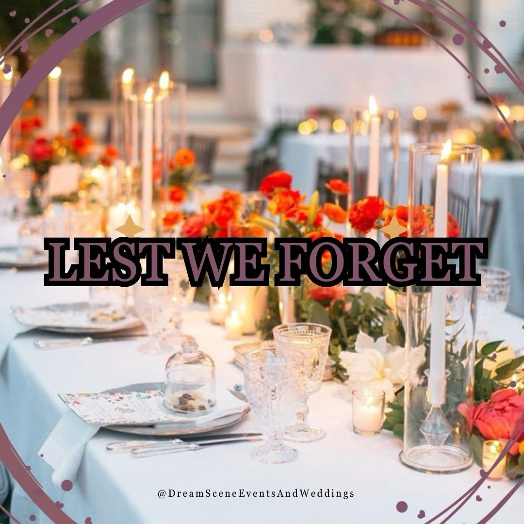 Today we remember all the lives lost in conflict ❤️
Display your poppy with pride 🌺
www.dreamsceneeventsandweddings.co.uk
.
#dreamsceneeventsandweddings #dreamscene #lestweforget🌹 #remembranceday #rememberancesunday